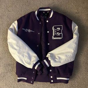 Purple Letterman Jacket Small